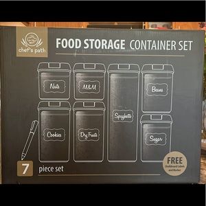 Brand new airtight food storage containers